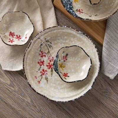 1pc Ceramic Dinner Plates Snacks Candy Dish Fruit Plate