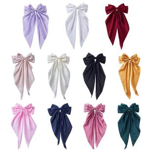 Red bow tie hairpin female Headband hair accessories clip