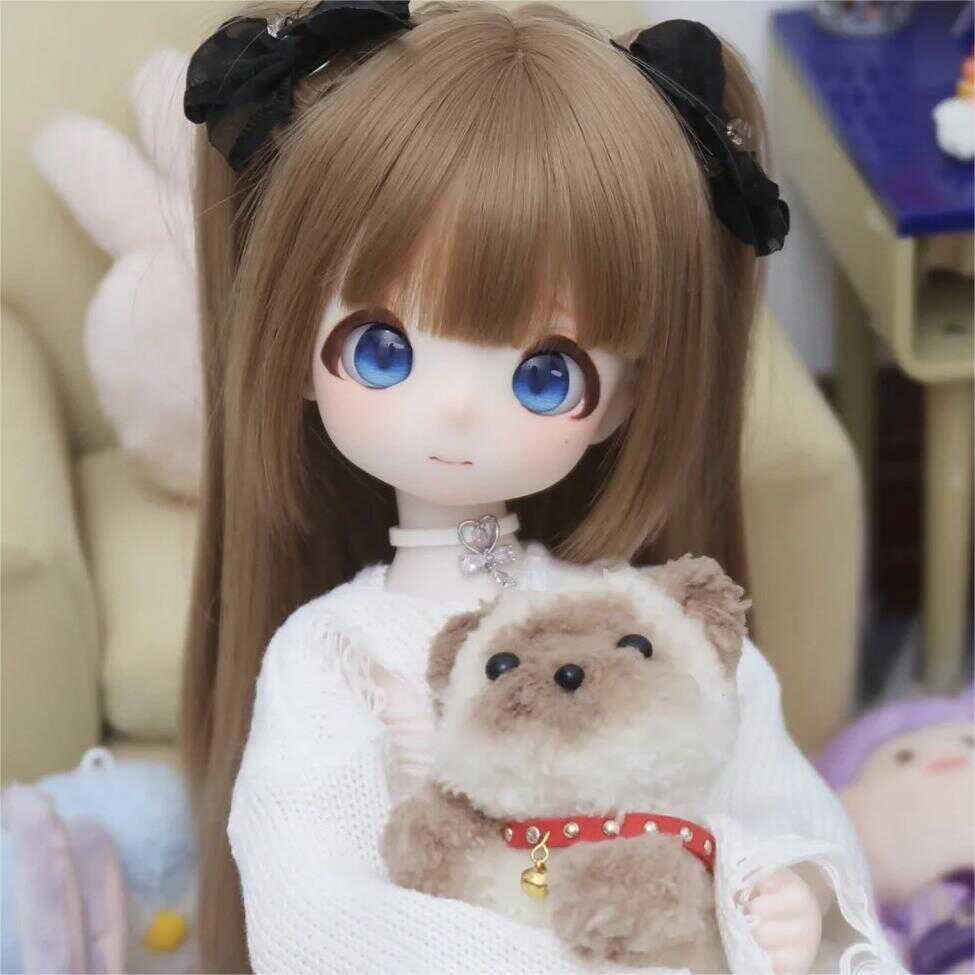 bjd娃娃4分二次元熊妹熊蛋熊体女娃6分bjd素体四分sd娃娃bjd人偶