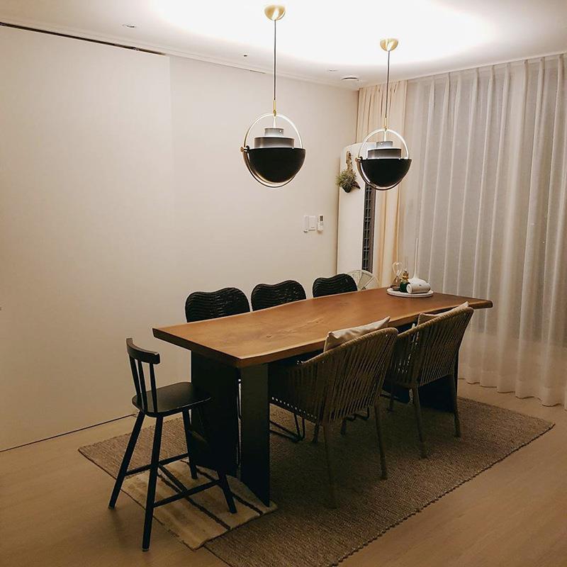 北欧后现代创意餐厅吧台小吊灯艺术轻奢金属展厅店铺装饰单头灯具