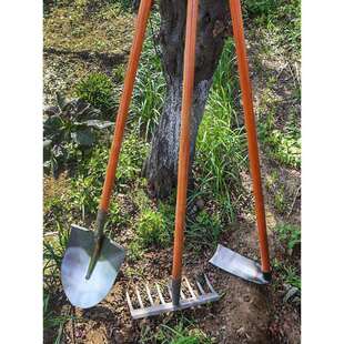 锄头家用种菜专用工具套装菜园铁锹耙子种地松土神器农用工具大全