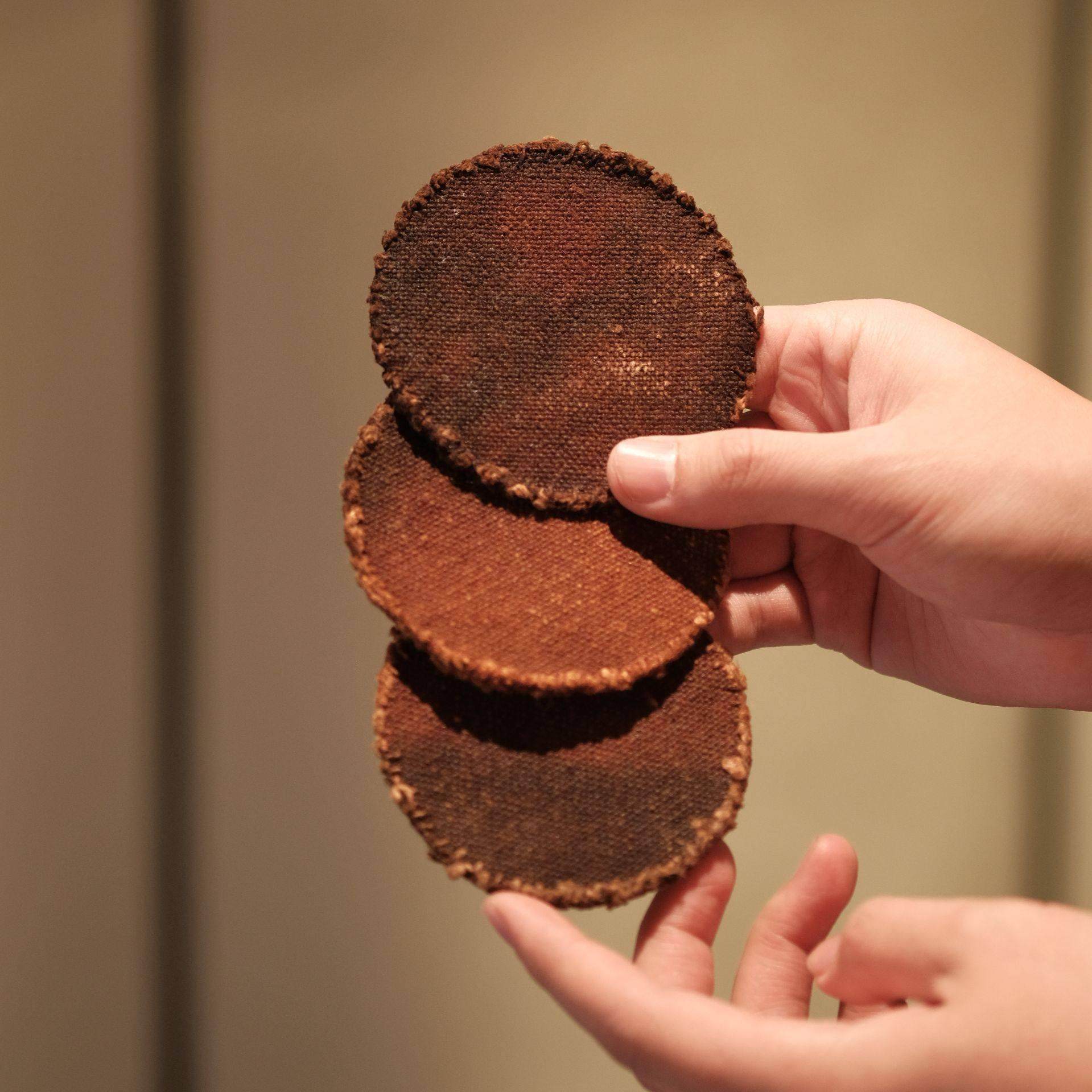 半斋侘寂植物染色工艺纯手工裁剪缝线茶席杯垫隔热垫布袋,居家布艺,茶席,淘宝优惠券,粉丝福利购,淘宝优惠卷