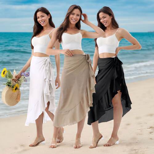 Multi purpose beach towel, sunscreen shawl, one-piece