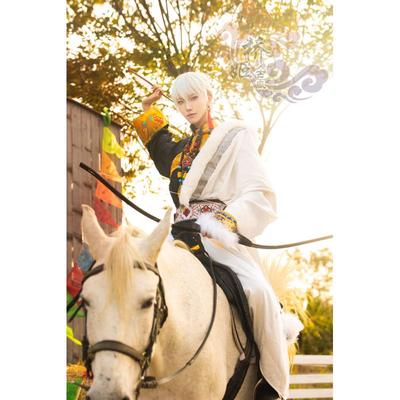 山海誓齐司礼cos 光与夜之恋乙女生日卡女主卡面藏服藏风藏袍古装