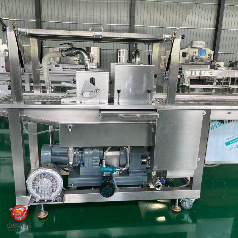 全自动山楂串巧克力涂层机瀑布式裹巧克力机器冻干产品涂衣机