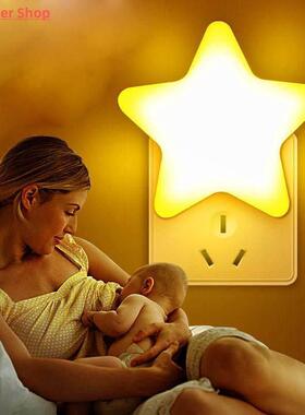 Star Shape Lamp LED Night Lights Bedside Wall Lamp Remote Se
