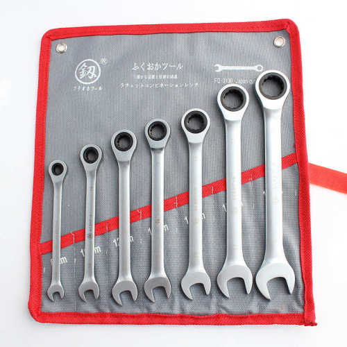 件套扳手-梅花 开口扳手两用福冈呆梅花fo31007扳手工具 棘轮手动