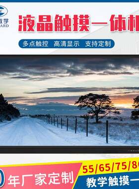 55-100英寸教学会议一体机幼儿园教育高清显示液晶触摸一体机