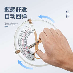 雷祈量帽尺帽围测量尺寸工具成人儿童不锈钢量头围量码器内径