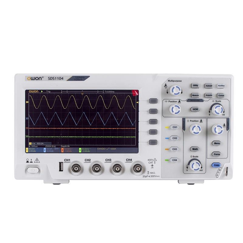 利利普100M数字示波器SDS1104四通道存储