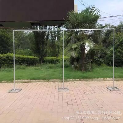 婚庆铁艺子布幔支架摄HES影背景布支杆撑架伸缩子拱门森系铁艺架