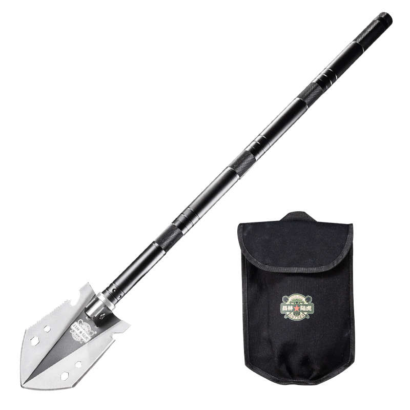 昌林陆虎1623多功能工兵铲户外折叠铁锹钓鱼野营车载不锈钢 铲子