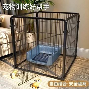 中小型犬训厕栅栏大型犬固定围栏狗狗笼隔离室内自由组合笼子宠物