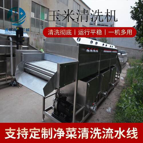 全自动连续式清洗机 全套加工清洗机械设备 多功能玉米清洗机