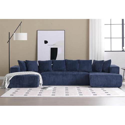 跨境压缩沙发无骨组合沙发海绵贵妃通用u型大沙发Compressed sofa
