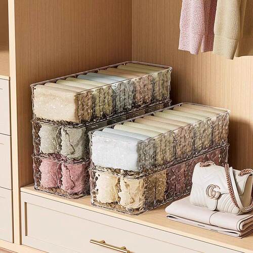 Home Socks Organizer Box, Drawer Storage for Underwear and P