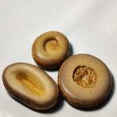 精品纯手工精磨天然十几年老竹节手把件竹根雕竹制摆件把件文玩