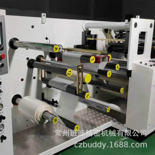 自动喷胶复合分切机高速复合分切复卷机无纺布熔喷布分切机设备