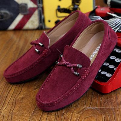 Driving flat shoes men Casual shoes slippers豆豆鞋休闲板鞋男