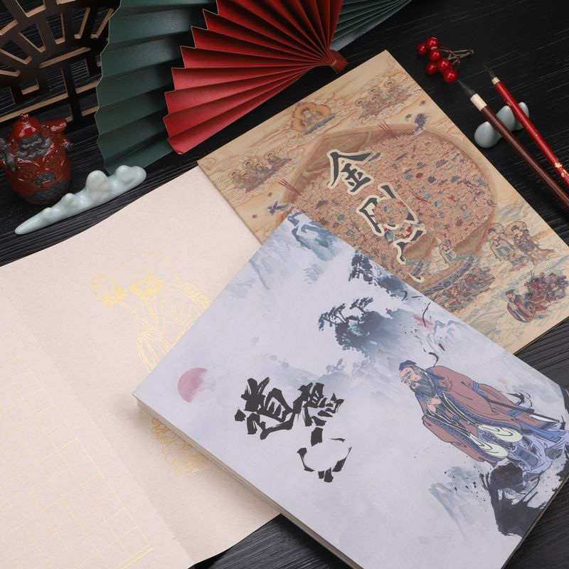 空白 抄经 抄写本册页本 作品楮皮纸半生熟宣纸 道德经 抄写仿古