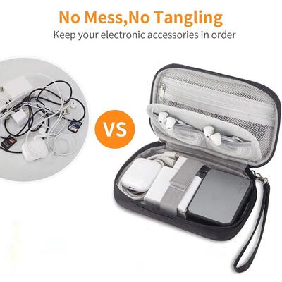 Cable Gadget Organizer Storage Bag Pouch Portable Electronic