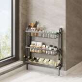 调料置物架窄上墙款 厨70517房调料架子台面味小纳型油盐酱醋调料