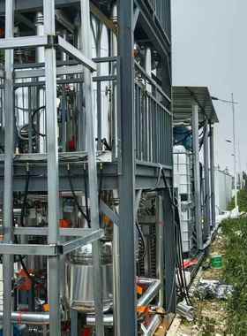 三lqt33验6连塔续精馏装置31、304材质实室中小型装置