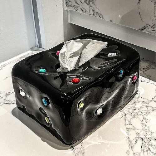 ins纸巾盒客厅茶几家用高颜值网红抽纸盒餐桌面巾纸盒创意装饰品
