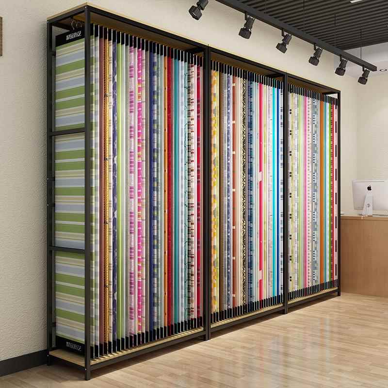 家纺货架面料被芯四件套枕芯展示床单样品产品窗帘展示架现货
