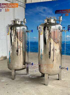 316L不锈钢无菌水箱立式储油储气罐压力桶纯净水箱RO纯水箱储水箱