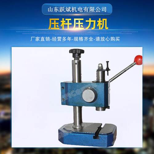 申康长友J03-0.2T手动压杆压力机小型精密冲床手扳手压机冲压机
