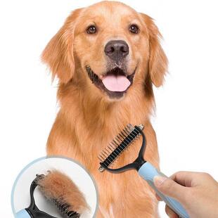 Pet cleaning cat com knot beauty sided double comb and