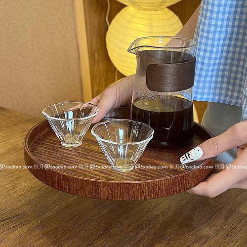 日式耐高温玻璃手冲咖啡品酒杯分享壶冷萃壶手冲专用咖啡杯子套装