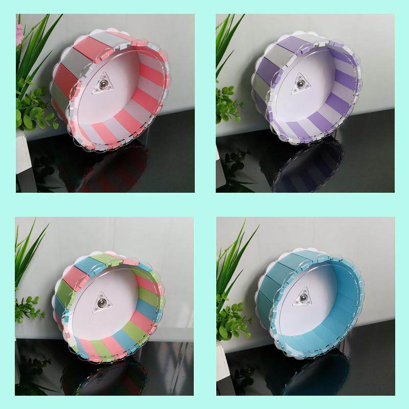 仓鼠跑轮静音转轮滚轮 金丝熊跑轮 仓鼠用品静音钢轴跑轮19CM