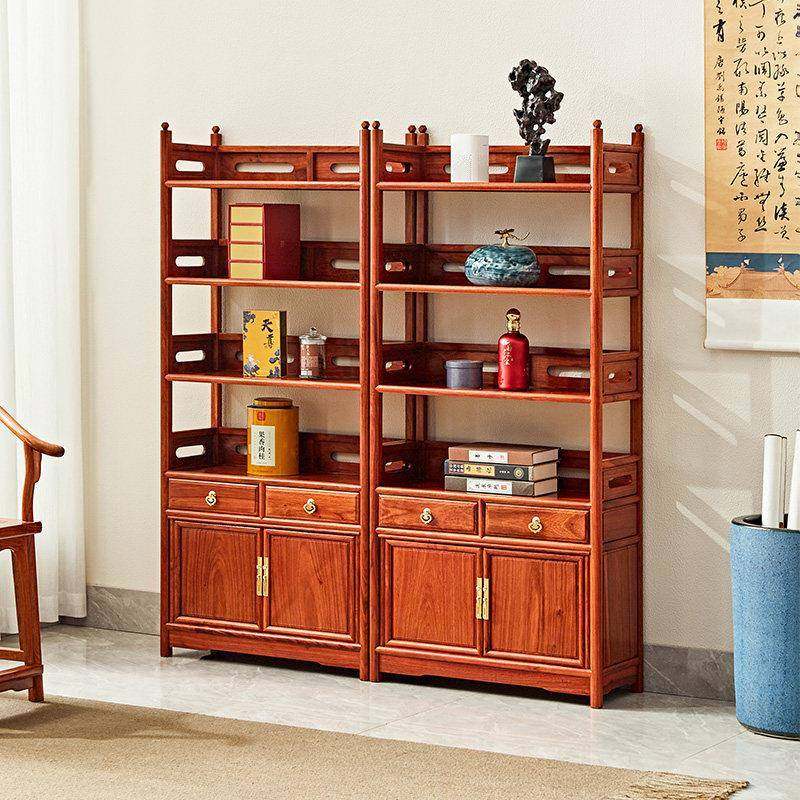 花梨木书架红木置物架中式储物柜实木小书柜餐边柜刺猬紫檀茶叶架,住宅家具,红木书柜/书架,淘宝优惠券,粉丝福利购,淘宝优惠卷