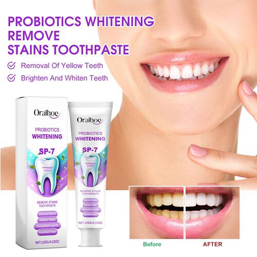 ORALHOE Probiotic Whitening Toothpaste for Teeth Care, Clean