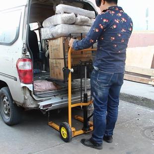 液压叉车卸货小叉车手动小型轻便家用升降车微型升高车搬运车