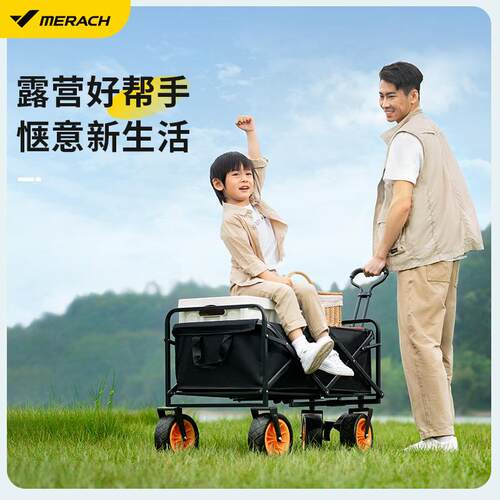 可折叠户外露营车轻便野营小拉车营地手拉车物品推车