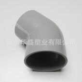 DN300upDN300vc小弯给DE315pvc u水45度弯头12寸upvc小高弯耐压