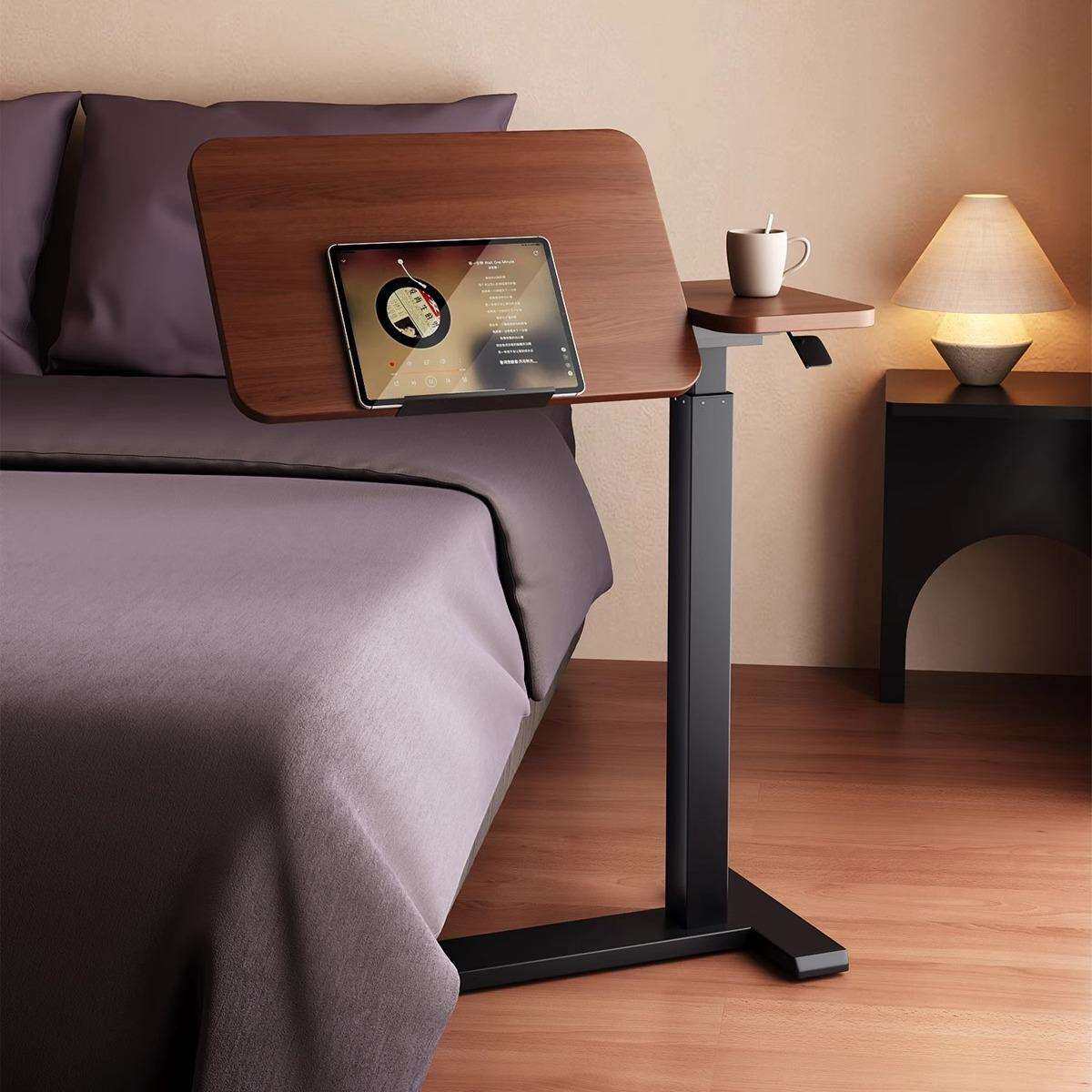 可移动小桌子床边桌升降电脑桌家用卧室办公学生写字桌工作台书桌