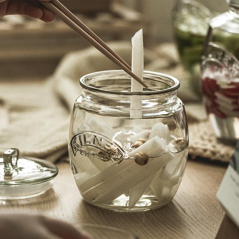 英国kilne玻r璃泡菜坛子0025.743用制酸菜咸菜缸辣椒腌酱家罐子糖