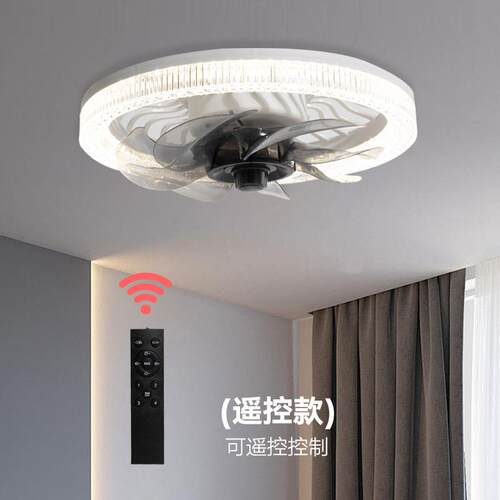 庭院灯吸顶风扇灯卧室走廊吊扇灯家用简约一体e27带电遥控风扇灯
