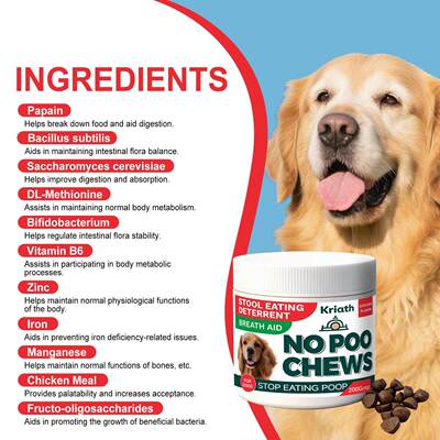 Kriath Dog Diet Chews - Improving Pet Habits, Daily Intestin