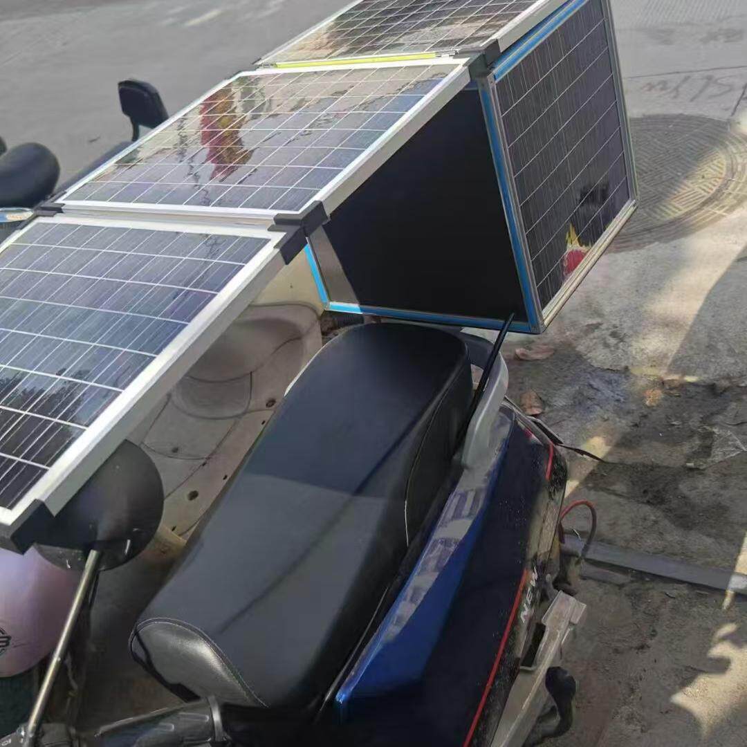 48V60V72V两轮电动车房车屋顶 太阳能充手机电池升压光伏发电系统
