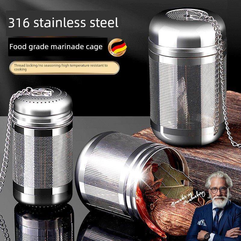 德国316不锈钢腌笼304调味盒煮肉汤过滤器调味球香料包装大料盒,厨房/烹饪用具,调味瓶罐/调料研磨器,淘宝优惠券,粉丝福利购,淘宝优惠卷