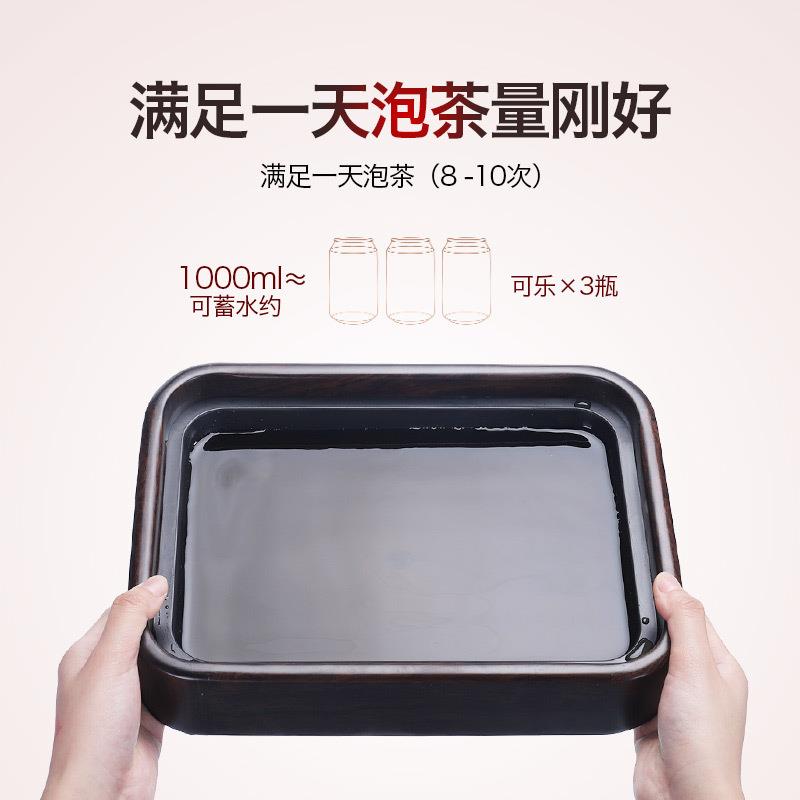 实檀木人茶盘木茶台家用小茶j6633559台小型轻奢现代茶具托盘小茶