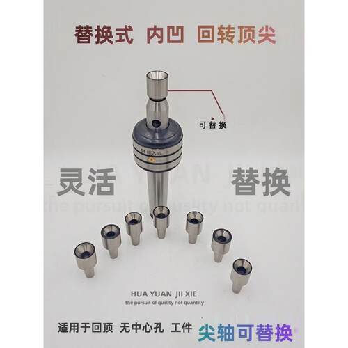可替换 插入式内凹回转 内 阴凹型 内锥 反回转顶针