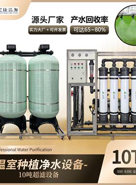 10T温室种植大型工业超滤装置净水器净水机反渗透净水超滤设备
