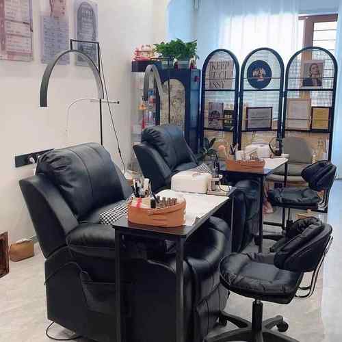 可移动美桌单层沙发甲桌子美甲109台日式跨轮美甲沙发桌带子现代