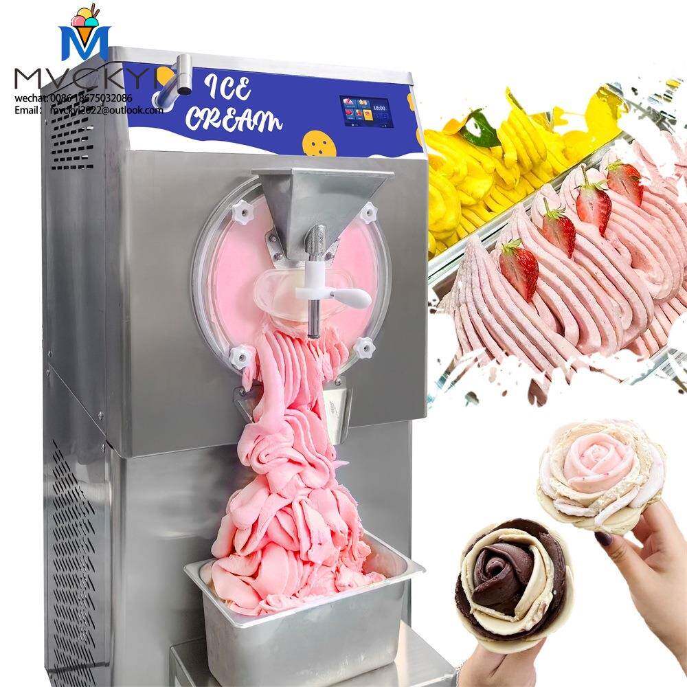 工厂直供网红棉花糖意式Gelato冰淇淋机商用立式台式冰激凌机